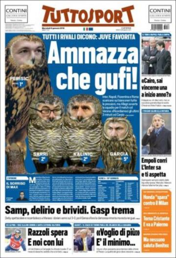 Portadas de la prensa mundial