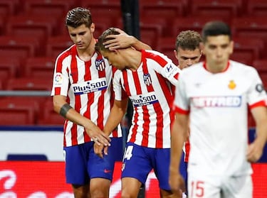 1x1 del Atlético: Morata gana confianza y Giménez es un muro