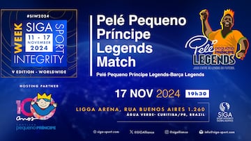 Celebrating Pelé's legacy: SIGA partners with Pelé Pequeno Príncipe Legends Match for Sport Integrity Week 2024