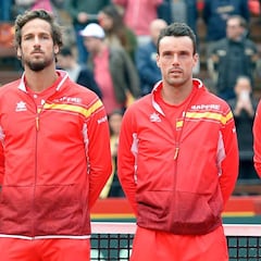Nadal, Bautista, Feliciano y Carreño, en la final de Davis