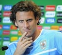 Forlán: "Jugando con la celeste la presión de ganar es constante"