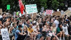 Protests against the repeal of abortion rights in the USA