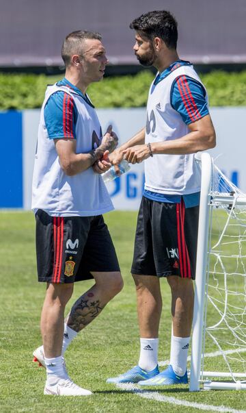 Diego Costa y Iago Aspas. 