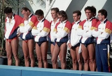 Waterpolo español, en Barcelona 92.