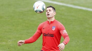 El Atlético se entrenó con Vitolo y sin los titulares ante el Valencia