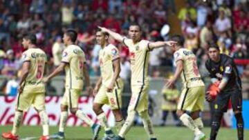 Paul Aguilar celebra el buen momento del Am&eacute;rica