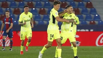 Llorente hizo el tanto del Atlético en el Ciutat de Levante.
