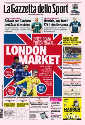 Portadas de la prensa deportiva