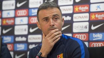 Luis Enrique: "Lo fácil es llorar y quejarse de los árbitros"