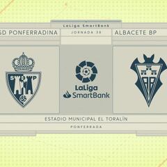 Resumen del Ponferraduna vs. Albacete de la Liga Smartbank