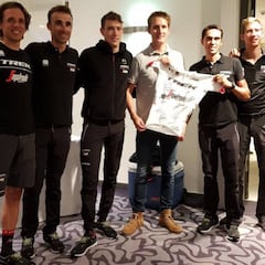 Andy Schleck recibió al Trek y a Contador en Luxemburgo