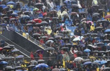 Futbol, Everton vs Colo Colo.
Decimotercera fecha, campeonato de Clausura 2016/17
Hinchas de Everton durantte el partido de primera division disputado contra Colo Colo en el estadio Sausalito en ViÃ±a del Mar, Chile.
07/05/2017
Martin Thomas/Photosport***************

Football, Everton vs Colo Colo.
13th date, Clousure Championship 2016/17
Everton's fans  during the first division football match played against Colo Colo at the Sausalito  stadium in ViÃ±a del Mar, Chile.
07/05/2017
Martin Thomas/Photosport