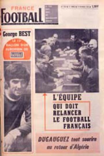 France Football: todas las portadas sobre el Bal車n de Oro desde 1956