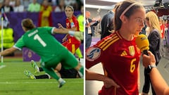 Le preguntan a Aitana por la portera alemana y deja una ‘masterclass’ que nadie vio venir