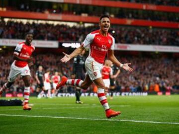 10. Alexis Sánchez promedia 30,1 Km/h, velocidad que combina con una gran aceleración y habilidad.