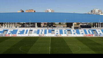 Estadio Fernando Torres, sede del Fuenlabrada, pr&oacute;ximo rival del Madrid en Copa. 