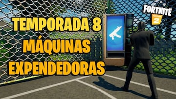 &iquest;D&oacute;nde est&aacute;n las m&aacute;quinas expendedoras Armatronic y Curatronic en Fortnite Temporada 8?