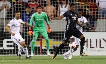 Lukaku gets off the mark for Manchester United in Utah