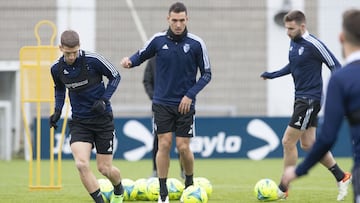 Entrenamiento de Osasuna en Tajonar