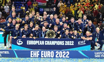 La final del Europeo de balonmano en imágenes