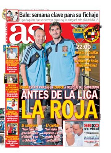 Las portadas de AS de agosto