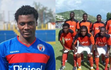 Alain Vubert, el único haitiano que había en el área