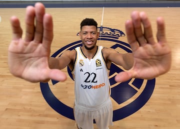 Edy Tavares posa para AS en la Ciudad Deportiva Real Madrid.