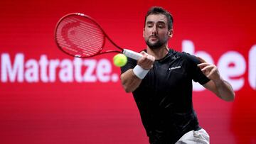 Marin Cilic, en el torneo de Colonia.