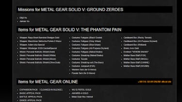 Anunciada la edición completa de Metal Gear Solid V