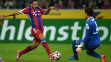 Pizarro sufre un desgarro y es baja ante la Roma esta noche