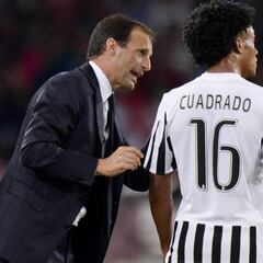 Allegri se despide de la Juventus con Juan Cuadrado como titular