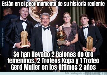 Los memes más graciosos del Balón de Oro