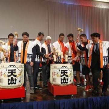 El Atlético de Madrid en Japón.
