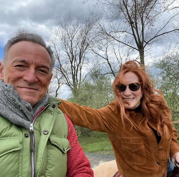 Bruce Springsteen y Patti Scialfa (Instagram).