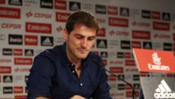Iker Casillas, en su despedida.