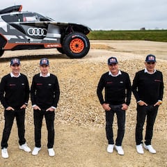 Se acabó el tiempo: así llega el Audi al Dakar