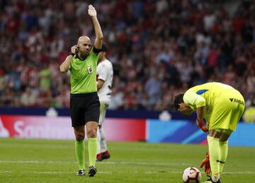 3-0. El VAR concedió el tercer gol a Koke. El árbitro González Fuertes.