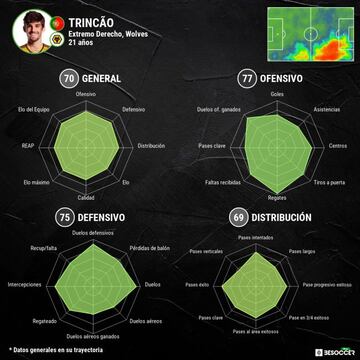 Análisis de Trincão, por parámetros.