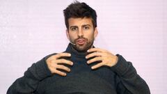 Gerard Piqu&eacute; interviene en el Panel de Apertura en el Deporte en 2030 del Kosmos Sports Summit que se celebra en Madrid.