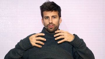 Gerard Piqué interviene en el Panel de Apertura en el Deporte en 2030 del Kosmos Sports Summit que se celebra en Madrid.