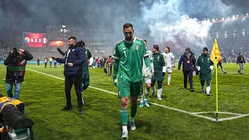 Imagen de los jugadores italianos al ser eliminados en la repesca del Mundial ante Bosnia.
