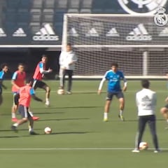 El Madrid se entrena en Valdebebas tras la eliminación