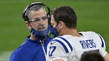 El entrenador en jefe de los Colts, quien trabajó con Rivers en los Chargers, está feliz por el trabajo del quarterback en Indianapolis.
