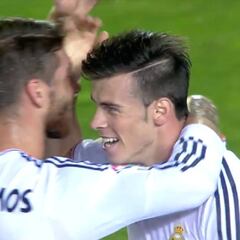 El primer gol de Bale con el Real Madrid: llegando al área
