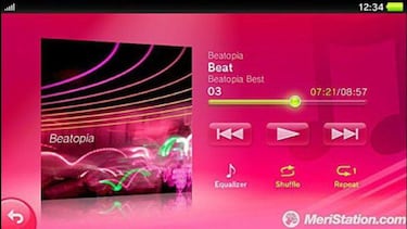 Música, vídeo, Internet y más con el sistema de Playstation Vita