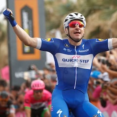 Elia Viviani se impone al sprint y Rohan Dennis se viste de rosa