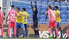 El Lugo, en el partido ante Las Palmas.