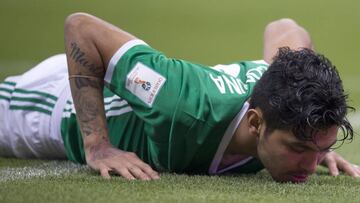 Action photo during the match Mexico vs Canada, Corresponding the CONCACAF qualifying for the FIFA World Cup Russia 2018 at Aztec Stadium, Mexico City, Mexico.
 
 
 Foto de accion durante el partido Mexico vs Canada, Correspondiente a las eliminatorias de la CONCACAF para la Copa Mundial de la FIFA Rusia 2018 en el Estadio Azteca, Ciudad de Mexico, Mexico, en la foto: Jesus Manuel -Tecatito- Corona  de Mexico 
 
 29/03/2016/MEXSPORT/Omar Martinez.