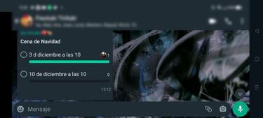Cómo usar WhatsApp para organizar tu cena de Navidad