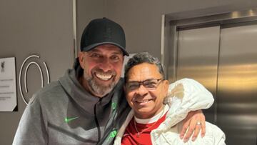 La emotiva foto de Jürgen Klopp con el papá de Luis Díaz